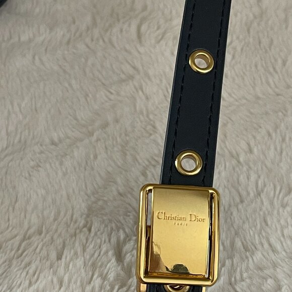 Christian Dior Montaigne 30 Oblique Jacquard Canvas Blue - Picture 10 of 14